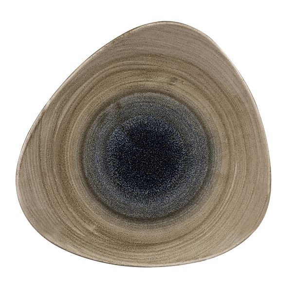 Churchill, Stonecast Aqueous : Bayou - Teller flach dreieckig, 31,1 cm