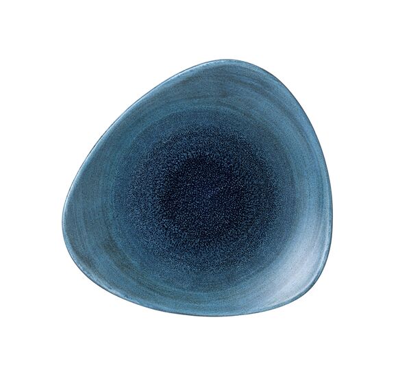 Churchill, Stonecast Aqueous : Lagoon - Teller flach dreieckig, 24,5 cm
