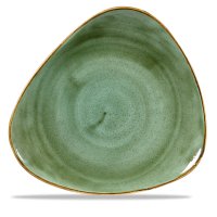 Churchill, Stonecast : Samphire Green - Teller flach dreieckig, 31,1 cm Churchill, Stonecast : Samphire Green - Teller flach dreieckig, 31,1 cm