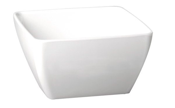Schale PURE, 19 x 19 cm, H: 9 cm, Melamin, weiss, 1,5 ltr.