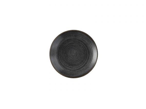 Churchill, Stonecast Raw : Black Vellum - Teller flach Coup, 16,5 cm