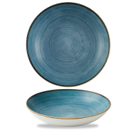 Churchill, Stonecast Raw : Teal Vellum - Teller tief Coup, 24,8 cm/ 1,11 ltr. Churchill, Stonecast Raw : Teal Vellum - Teller tief Coup, 24,8 cm/ 1,11 ltr.