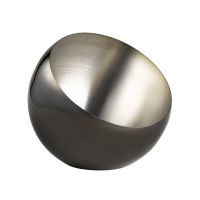 Schale SPHERE, Edelstahl 18/8, D: 24 cm, H: 21 cm, I: 2 ltr., innen: mattiert, aussen: gunmetal Schale SPHERE, Edelstahl 18/8, D: 24 cm, H: 21 cm, I: 2 ltr., innen: mattiert, aussen: gunmetal