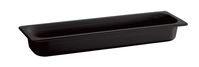 GN 2/4 Behälter ECO LINE 53 x 16,2 cm, Tiefe: 65 mm, Melamin, schwarz, I: 3 ltr. GN 2/4 Behälter ECO LINE 53 x 16,2 cm, Tiefe: 65 mm, Melamin, schwarz, I: 3 ltr.