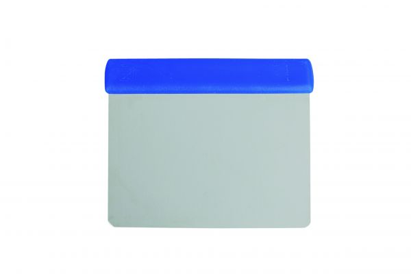 Abstecher, Edelstahl, 110 x 120 mm, weicher Griff (blau) HDPE
