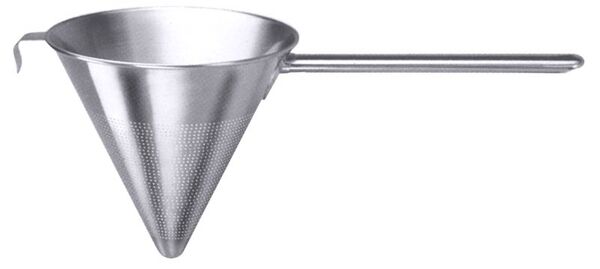 Spitzsieb mit Rundstiel, I: 3,2 ltr., D: 23 cm, H: 24 cm, Edelstahl