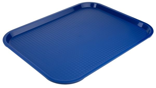 Fast Food Tablett, blau, Polypropylen, 45 x 35 x 2 cm