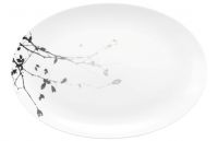Seltmann Weiden, Liberty : Dark Rose Hip - Servierplatte oval 35 x 24 cm Seltmann Weiden, Liberty : Dark Rose Hip - Servierplatte oval 35 x 24 cm