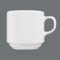 Seltmann Weiden, Imperial - Kaffeebecher m. Hkl., stapelbar, weiss, uni, 0,25 ltr. Seltmann Weiden, Imperial - Kaffeebecher m. Hkl., stapelbar, weiss, uni, 0,25 ltr.