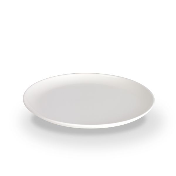 Dessertteller PC, uni, weiss, D: 19 cm