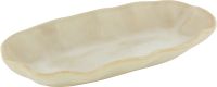 Playground, Steinzeug - NAMI : Platte, oval, sandfarben, 24 x 12 cm Playground, Steinzeug - NAMI : Platte, oval, sandfarben, 24 x 12 cm