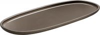 Playground, Steinzeug - RENEW : Platte oval, taupe, 35 x 15 cm Playground, Steinzeug - RENEW : Platte oval, taupe, 35 x 15 cm