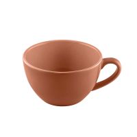 Bauscher, Sandstone : Dekor 700666 Orange Uni - Milchkaffee-Obere nieder 0,35 ltr. Bauscher, Sandstone : Dekor 700666 Orange Uni - Milchkaffee-Obere nieder 0,35 ltr.
