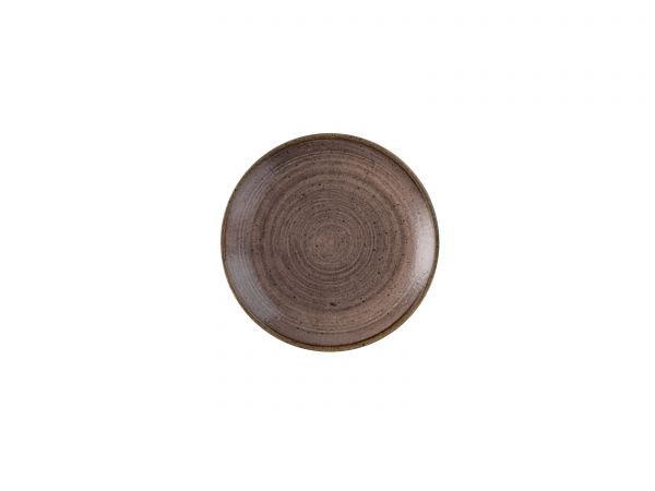 Churchill, Stonecast Raw : Brown Vellum - Teller flach Coup, 16,5 cm