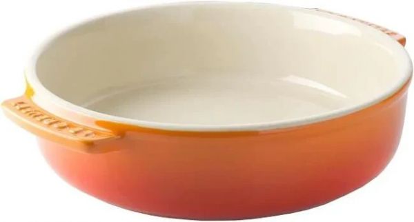Le Creuset, Steinzeug - Tapas Schale rund, 14 cm/ 0,45 ltr., Fb. Ofenrot