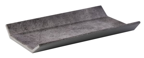 GN 1/3 Tablett ELEMENT 32,5 x 17,6 cm, H: 3,5 cm, Melamin, Betonoberfläche, anthrazit