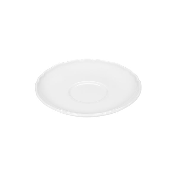 Bauscher, Marie Christine - Kaffee-Untertasse zur KOS/ 0,18 ltr., weiss, uni, 15 cm
