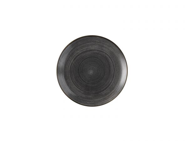 Churchill, Stonecast Raw : Black Vellum - Teller flach Coup, 28,8 cm