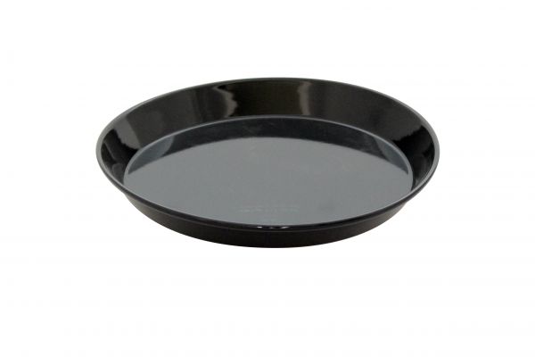 Kuchenblech, emailiert, schwarz, D: 300 mm, H: 35 mm, V: 2,05 ltr.