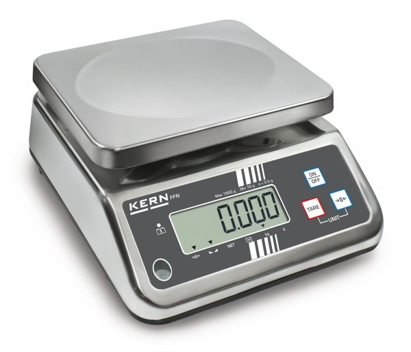 Tischwaage, WP: 233 x 193 mm, max. 1,5 kg; d = 0,0002 kg
