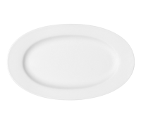 Bauscher, Maitre - Platte oval Fahne 38, weiss, uni, 38,4 x 21,6 cm Bauscher, Maitre - Platte oval Fahne 38, weiss, uni, 38,4 x 21,6 cm