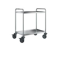 Servierwagen SW 8 X 5-2, 2 Borde: 80 x 50 cm, max. 80 kg/ Bord, Gesamt 120 kg, LxBxH: 90 x 60 x 95 cm Servierwagen SW 8 X 5-2, 2 Borde: 80 x 50 cm, max. 80 kg/ Bord, Gesamt 120 kg, LxBxH: 90 x 60 x 95 cm