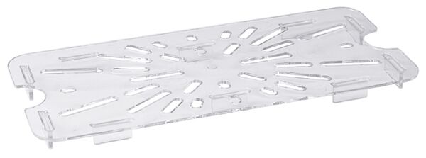 GN 1/3 Einlegeboden gelocht, Polycarbonat, 26,5 x 11,5 x 1,5 cm