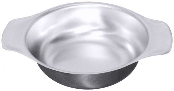 Beilageschüssel, mit Lappengriffen, Edelstahl, I: 2 ltr., D: 20 cm, H: 8 cm