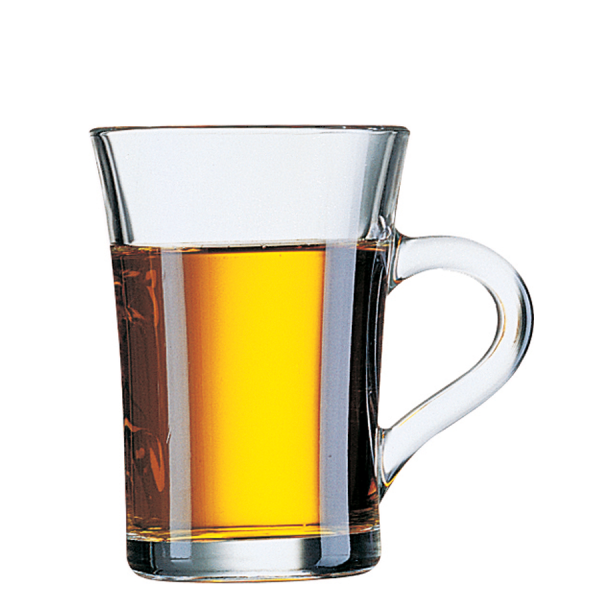 Tee-, Jagerteebecher m. Hkl. 23 cl, Inhalt: 230 ml, Höhe: 105 mm