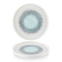 Churchill, Fusion : Aquamarine - Teller flach m. erhöhten Rand, 26 x 2 cm Churchill, Fusion : Aquamarine - Teller flach m. erhöhten Rand, 26 x 2 cm