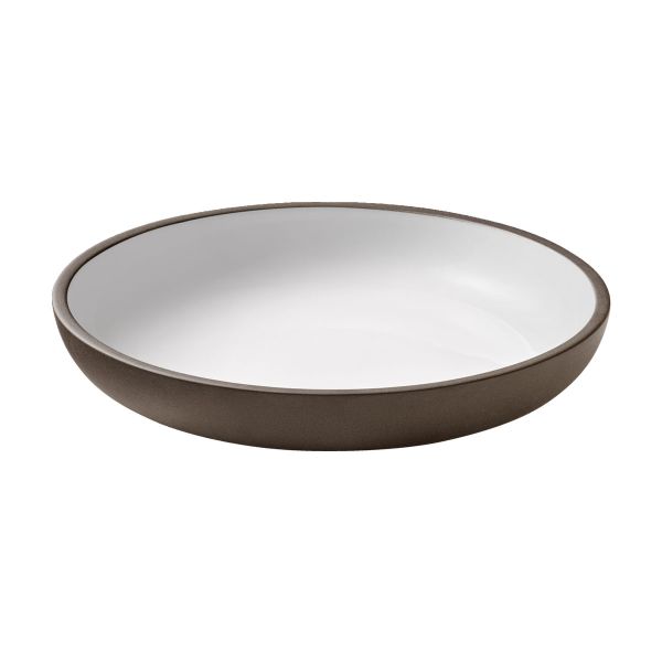 Playground, Steinzeug - RENEW : Teller tief rund coup, weiss, 26 cm/ 1,35 ltr.