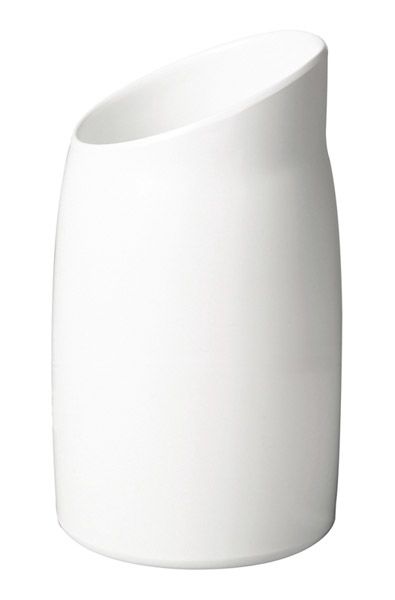 Dressingtopf CASUAL, D: 12 cm, H: 21,5 cm, 1 ltr., Melamin, weiss