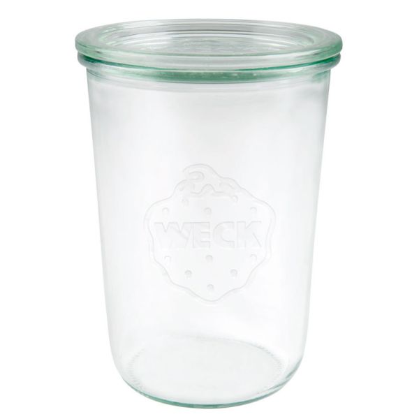 WECK Sturzglas m. Glasdeckel, Inhalt: 850 ml, H: 147 mm, D: 100 mm