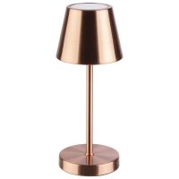 Tischleuchte MERLE MICRO, Metall, Farbe: kupfer, 1x LED 1,0 W / 100 lm, dimmbar in 3 Stufen, D: 8 cm, H: 20 cm Tischleuchte MERLE MICRO, Metall, Farbe: kupfer, 1x LED 1,0 W / 100 lm, dimmbar in 3 Stufen, D: 8 cm, H: 20 cm