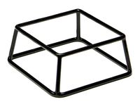Buffetständer MULTI, 18 x 18 cm, H: 8 cm, Metall, schwarz ummantelt Buffetständer MULTI, 18 x 18 cm, H: 8 cm, Metall, schwarz ummantelt