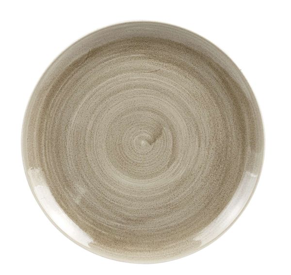 Churchill, Stonecast Patina : Antique Taupe - Teller flach Coup, 28,8 cm