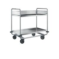 Abräumwagen ARW 10 X 6-2, 2 Borde 100 x 60 cm, max. 80 kg/ Bord, Trgf.: 160 kg, LxBxH: 110 x 70 x 101 cm Abräumwagen ARW 10 X 6-2, 2 Borde 100 x 60 cm, max. 80 kg/ Bord, Trgf.: 160 kg, LxBxH: 110 x 70 x 101 cm