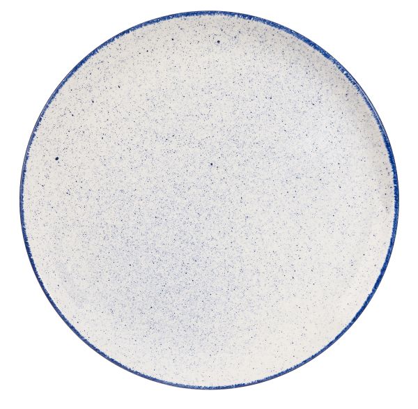Churchill, Stonecast Hints : Indigo Blue - Teller flach Coup, 32,4 cm