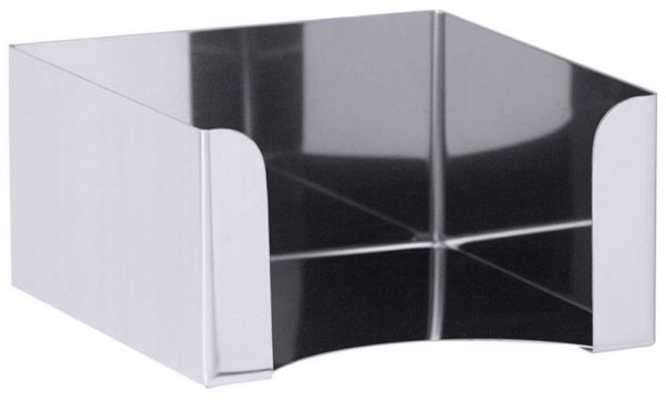 Serviettenhalter für Cocktailservietten, Edelstahl, 12,5 x 12,5 x 9 cm