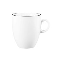 Seltmann Weiden, Modern Life : 10826 Black Line - Becher m. Hkl. 5025, 0,40 ltr. Seltmann Weiden, Modern Life : 10826 Black Line - Becher m. Hkl. 5025, 0,40 ltr.