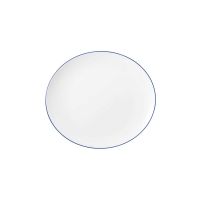 Seltmann Weiden, Modern Life : 10873 Blue Line - Speiseteller oval 5195, 25 cm Seltmann Weiden, Modern Life : 10873 Blue Line - Speiseteller oval 5195, 25 cm