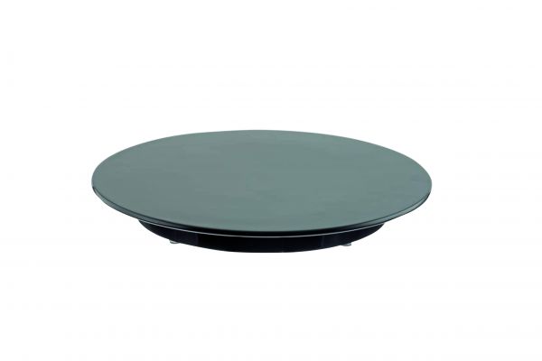 Tortenplatte Melamin, schwarz, D: 300 mm, H: 30 mm