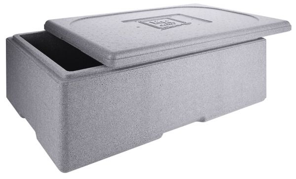 Thermobox GN 1/1, graues EPS, I: 23,5 ltr., 60 x 40 x 20 cm