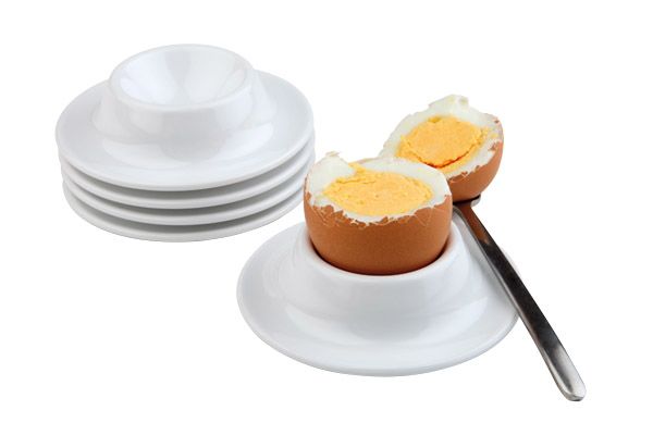 Eierbecher 4er Set MINI D: 8,5 cm, H: 2 cm, Melamin, weiss