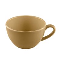 Bauscher, Sandstone : Dekor 700667 Dark Yellow Uni - Latte Macchiato-Obere nieder 0,45 ltr. Bauscher, Sandstone : Dekor 700667 Dark Yellow Uni - Latte Macchiato-Obere nieder 0,45 ltr.