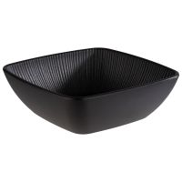 Schale NERO, Melamin, 16,5 x 16,5 x 5,5 cm, I: 0,6 ltr., Farbe: schwarz Schale NERO, Melamin, 16,5 x 16,5 x 5,5 cm, I: 0,6 ltr., Farbe: schwarz