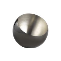 Schale SPHERE, Edelstahl 18/8, D: 16 cm, H: 15 cm, I: 0,8 ltr., innen: mattiert, aussen: gunmetal Schale SPHERE, Edelstahl 18/8, D: 16 cm, H: 15 cm, I: 0,8 ltr., innen: mattiert, aussen: gunmetal