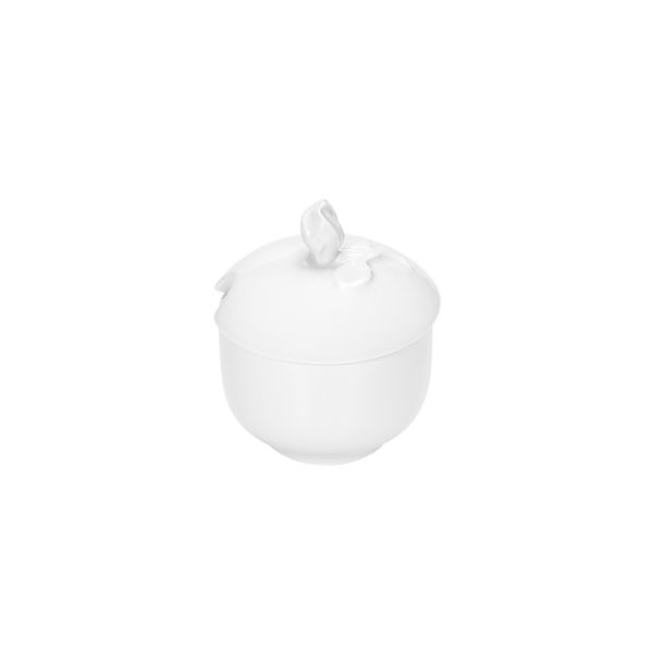 Bauscher, Marie Christine - Marmeladen-, Zuckerdose m. Deckel, weiss, uni, 0,25 ltr.