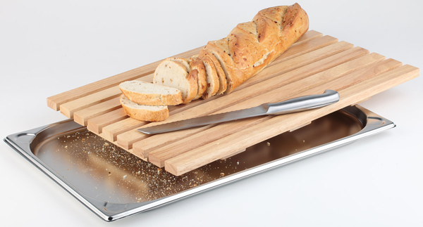 Brotschneidebrett GN 1/1, 2-teilig, 53 x 32,5 x 2 cm