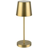 Tischleuchte MERLE MINI, Metall, Farbe: goldfarben, 1x LED 1,0 W / 100 lm, dimmbar in 3 Stufen, D: 9 cm, H: 25 cm Tischleuchte MERLE MINI, Metall, Farbe: goldfarben, 1x LED 1,0 W / 100 lm, dimmbar in 3 Stufen, D: 9 cm, H: 25 cm